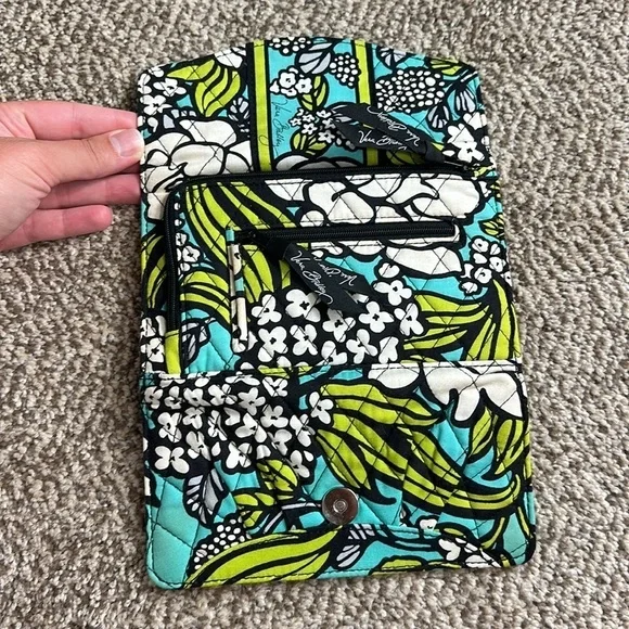 Vera Bradley Island Blooms Trifold Wallet - Picture 3 of 5